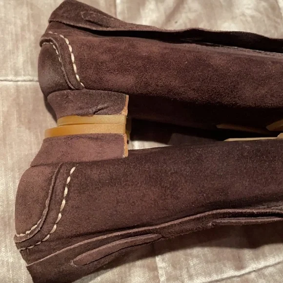 Miu MIU Suede Gemstone Bedazzled Shoes - Picture 12 of 13